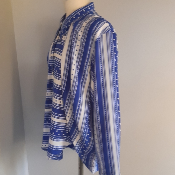 Vintage Simon Chang button down shirt Size 12 - Picture 7 of 10